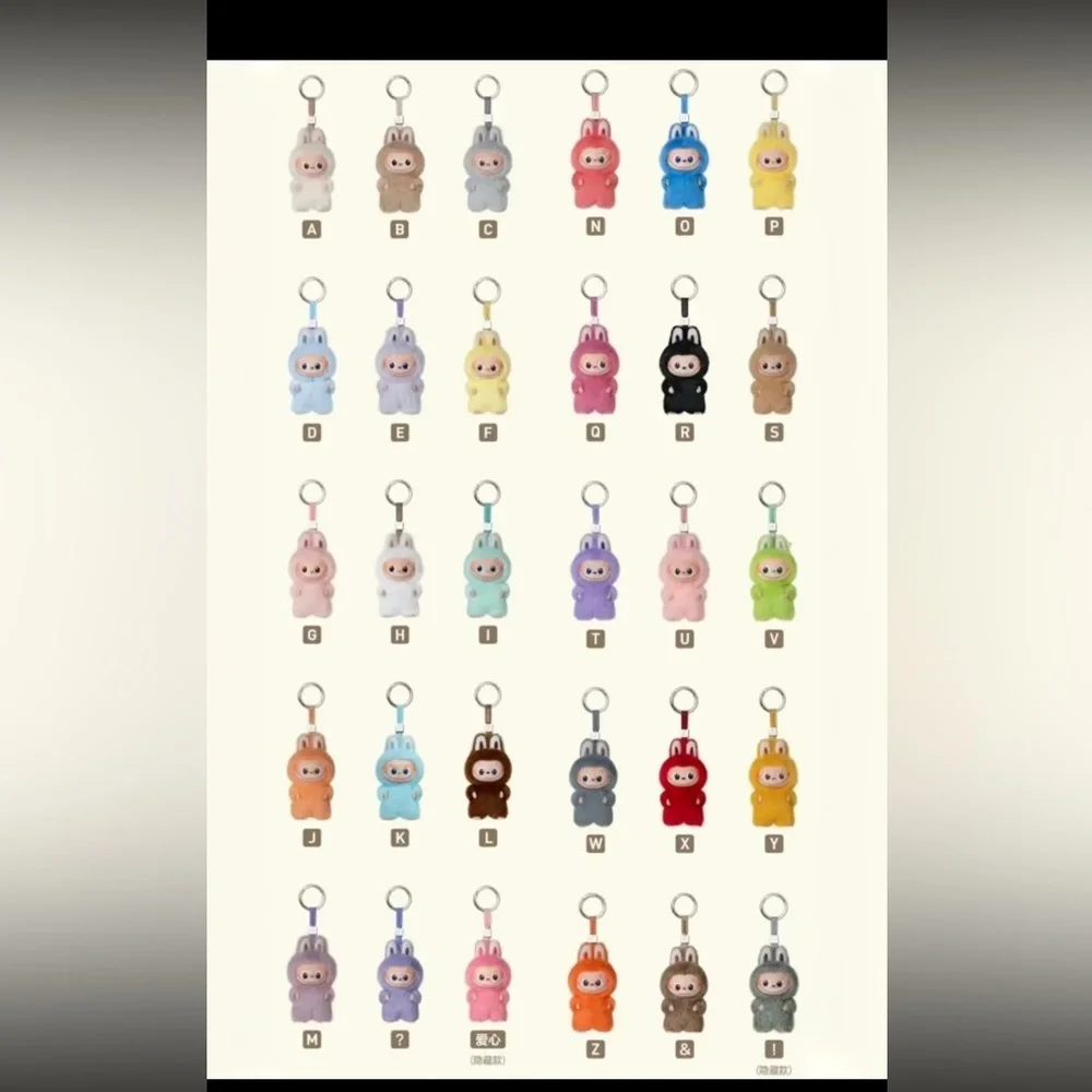 Letter X New V4 THE MONSTERS LABUBU PIN FOR LOVE SERIES VINYL PLUSH PENDANT - Picture 6 of 13